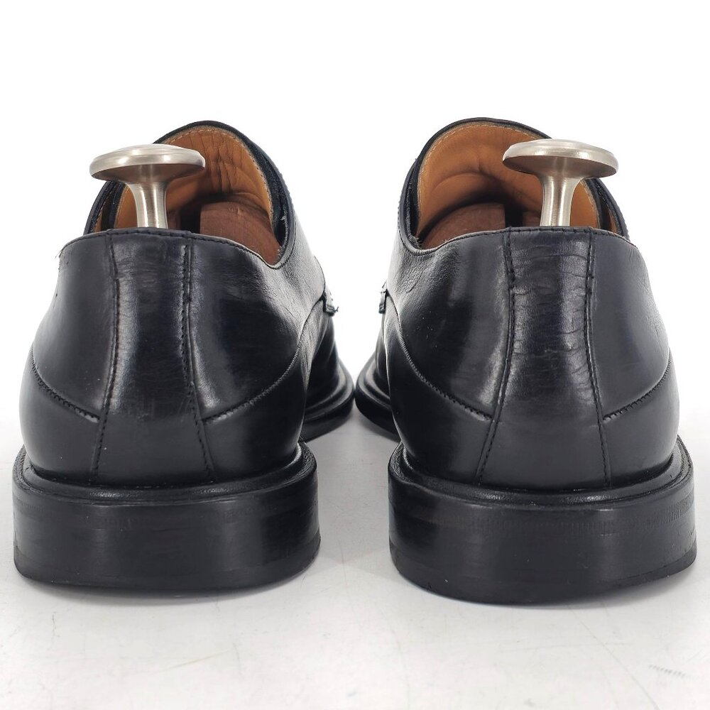 Mezlan Spain Mens size 11 Dress Shoes Black Leather Cap-toe Derby Oxfords Formal - Picture 6 of 12